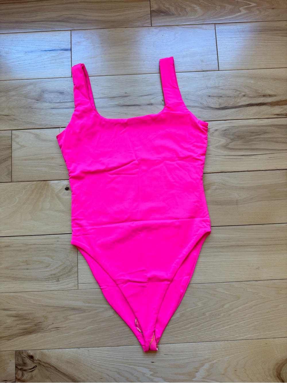 Hot pink one piece